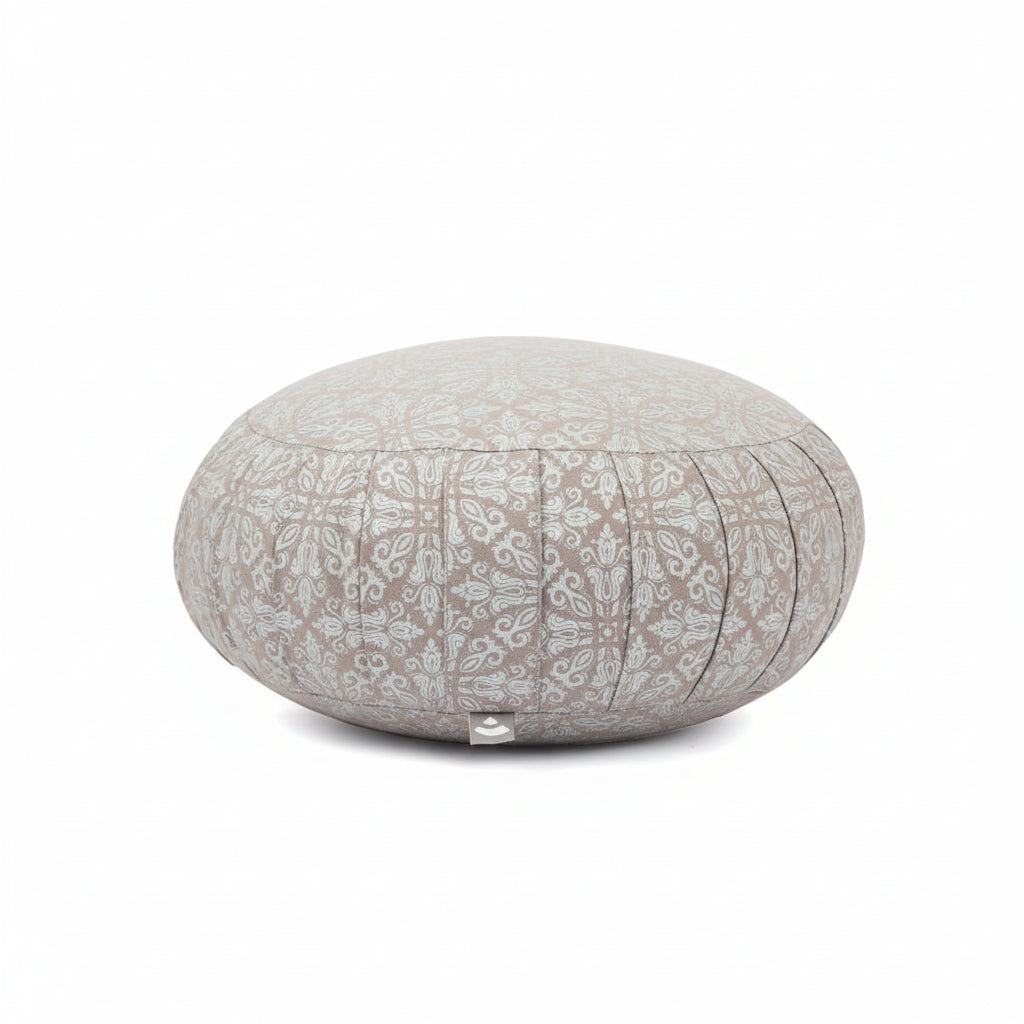 Coussin de méditation Zafu coloré en coton