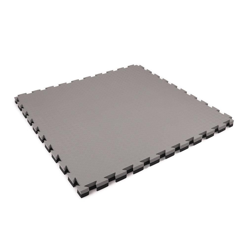 Tapis d’arts martiaux Double Judo Competition 100x100x4,0cm 30-35° noir-gris