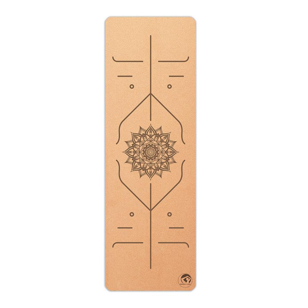 Tapis de Yoga : Cortica 180x60x0,4cm Liège