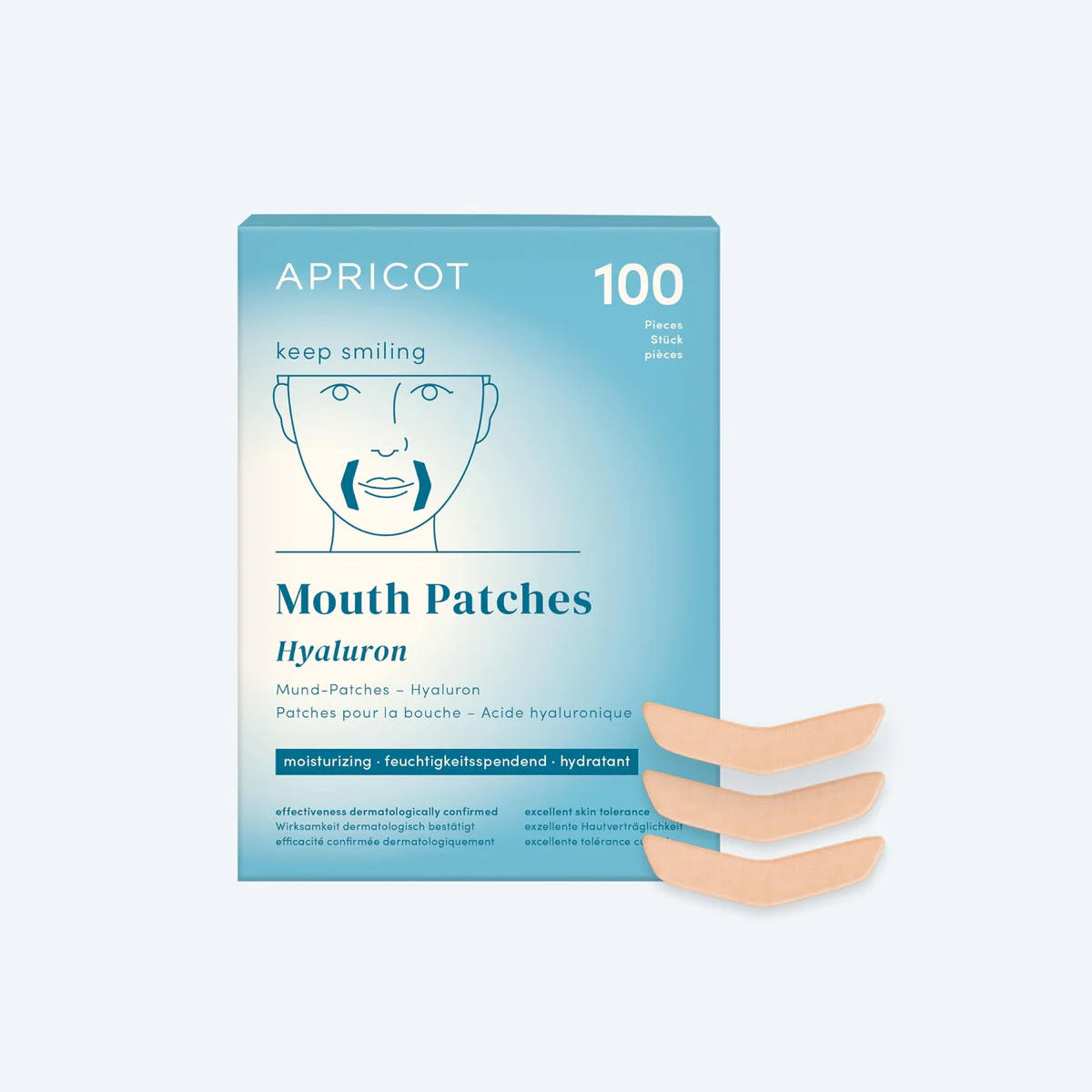 Tapes pour la bouche à l'acide hyaluronique