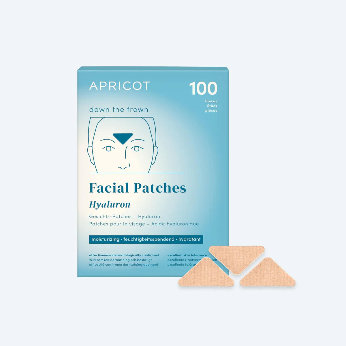 Tapes pour le front à l'acide hyaluronique