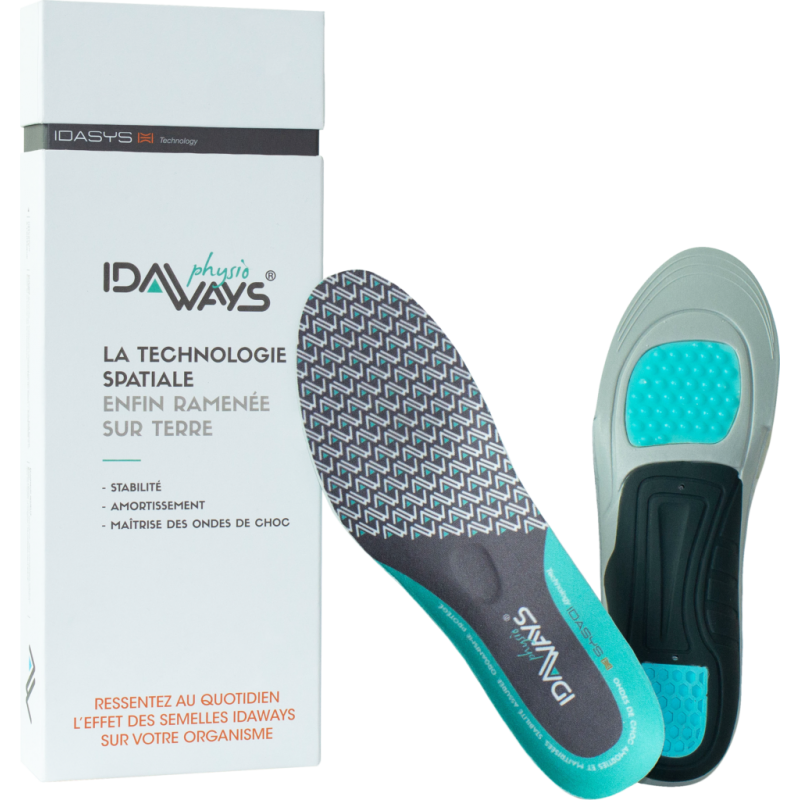 Semelles d'amortissement des ondes de choc Physio Idaways