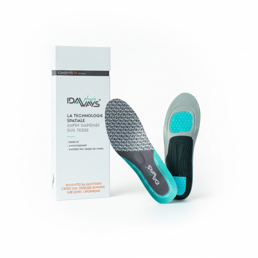 Semelles d'amortissement des ondes de choc Physio Idaways